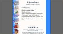 Desktop Screenshot of ddr-witz.de